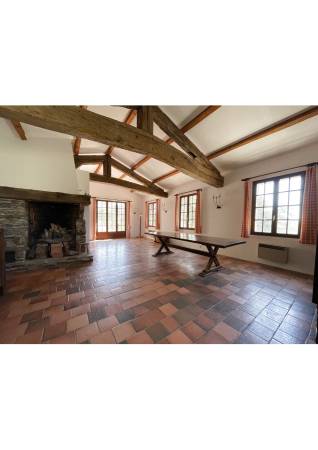 Salon-séjour Poutres apparentes